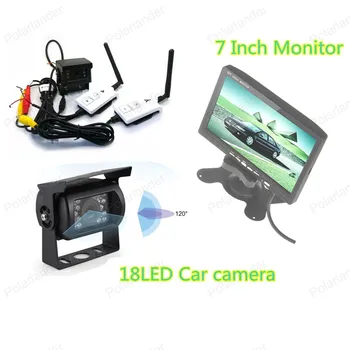 wireless 7 Inch TFT LCD Color Display Screen Car Monitor with 18 LED rearview camera
wireless 7 Inch TFT LCD Color Display Screen Car Monitor with 18 LED rearview camera