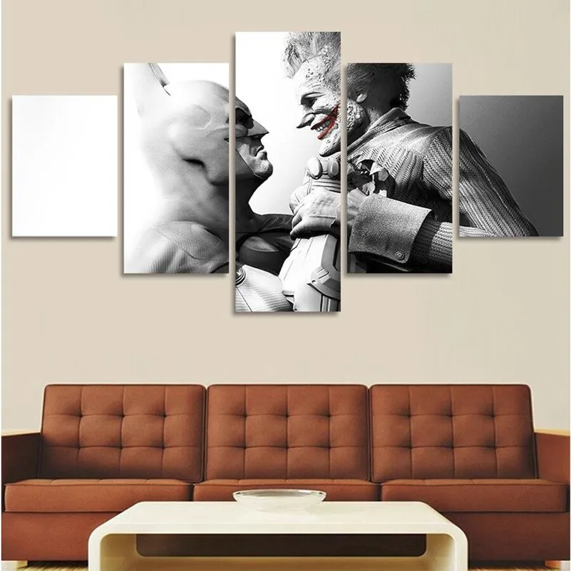Canvas Paintings For Living Room Wall Art Modular Framework HD Prints Pictures 5 Pieces Movie Batman Joker Posters Home Decor
Canvas Paintings For Living Room Wall Art Modular Framework HD Prints Pictures 5 Pieces Movie Batman Joker Posters Home Decor