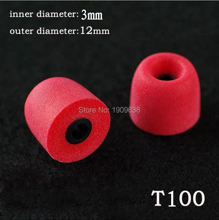 2pcs T100 3 mm caliber earphone Accessory isolation headphones Tips headset memory foam sponge earphone Ear pads for Earphone
2pcs T100 3 mm caliber earphone Accessory isolation headphones Tips headset memory foam sponge earphone Ear pads for Earphone