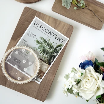 Square walnut wood tray Japanese dessert serving tray cupcake board home decorating food plate tools jewelry storage
Square walnut wood tray Japanese dessert serving tray cupcake board home decorating food plate tools jewelry storage