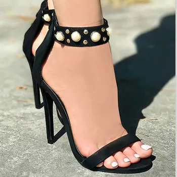 EMMA KING Womens Summer Autumn Sandal Shoes Fashion Zipper Party Working High Thin Heels Black Pink Rivet Decoration Open Toe
EMMA KING Womens Summer Autumn Sandal Shoes Fashion Zipper Party Working High Thin Heels Black Pink Rivet Decoration Open Toe