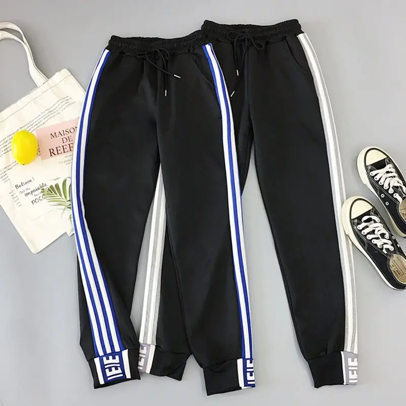 Fall 2019 Korean Style Harajuku Gray Hip Hop Women Pants Loose Plus Size Letter Stripe Print Casual Summer Female Harem Pants
Fall 2019 Korean Style Harajuku Gray Hip Hop Women Pants Loose Plus Size Letter Stripe Print Casual Summer Female Harem Pants