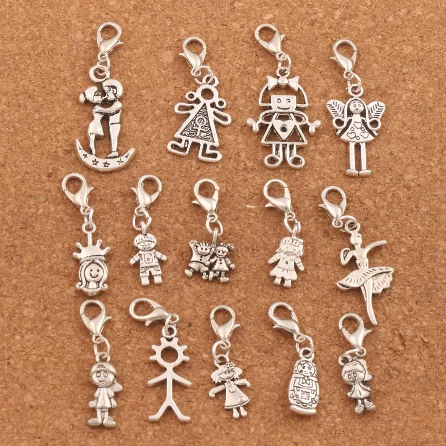 28pcs Pretty Girl Boy Angel Heart Floating Lobster Claw Clasp Charm Beads CM54 Jewelry DIY
28pcs Pretty Girl Boy Angel Heart Floating Lobster Claw Clasp Charm Beads CM54 Jewelry DIY