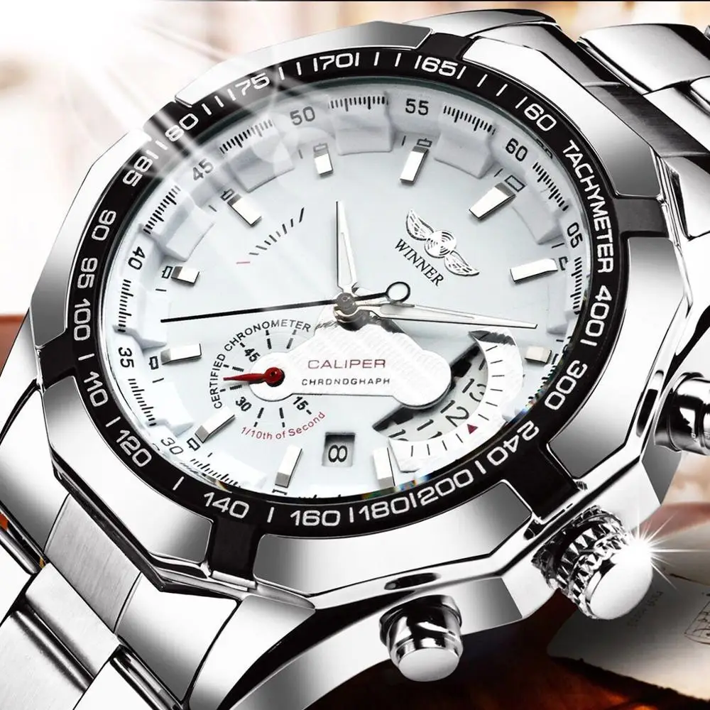 Winner Men's Fashion and Leisure Hollow Calendar Night Light Automatic Mechanical Meter
Winner Men's Fashion and Leisure Hollow Calendar Night Light Automatic Mechanical Meter