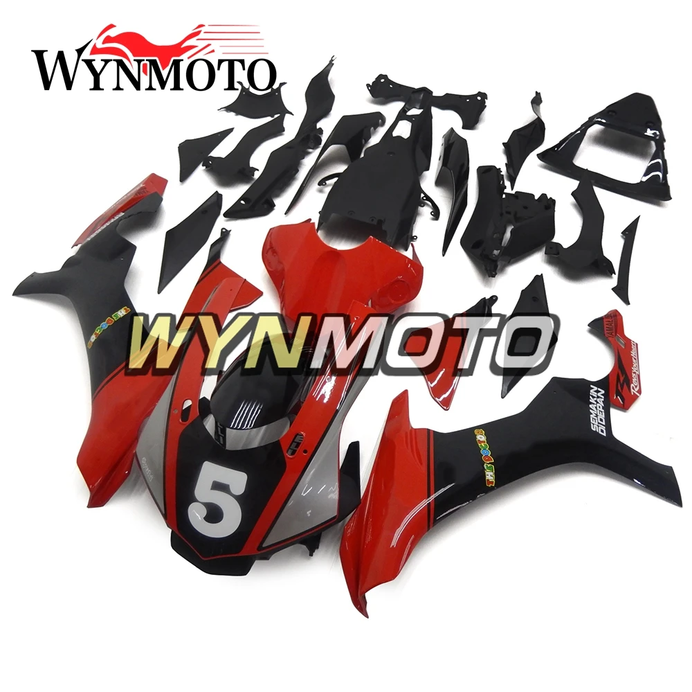 Красно-черный полный пластиковый обтекатель ABS для Yamaha YZF1000 R1 2015 2016 15 16 комплект обтекателей мотоциклов
Красно-черный полный пластиковый обтекатель ABS для Yamaha YZF1000 R1 2015 2016 15 16 комплект обтекателей мотоциклов