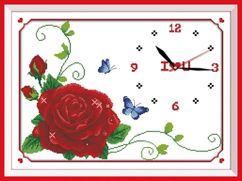 Joy Sunday Flower dream clock Cross Stitch DIY Handmade Craft Cross-stitch Kits Embroidery Needlework Cross Stitch Factory Sales
Joy Sunday Flower dream clock Cross Stitch DIY Handmade Craft Cross-stitch Kits Embroidery Needlework Cross Stitch Factory Sales