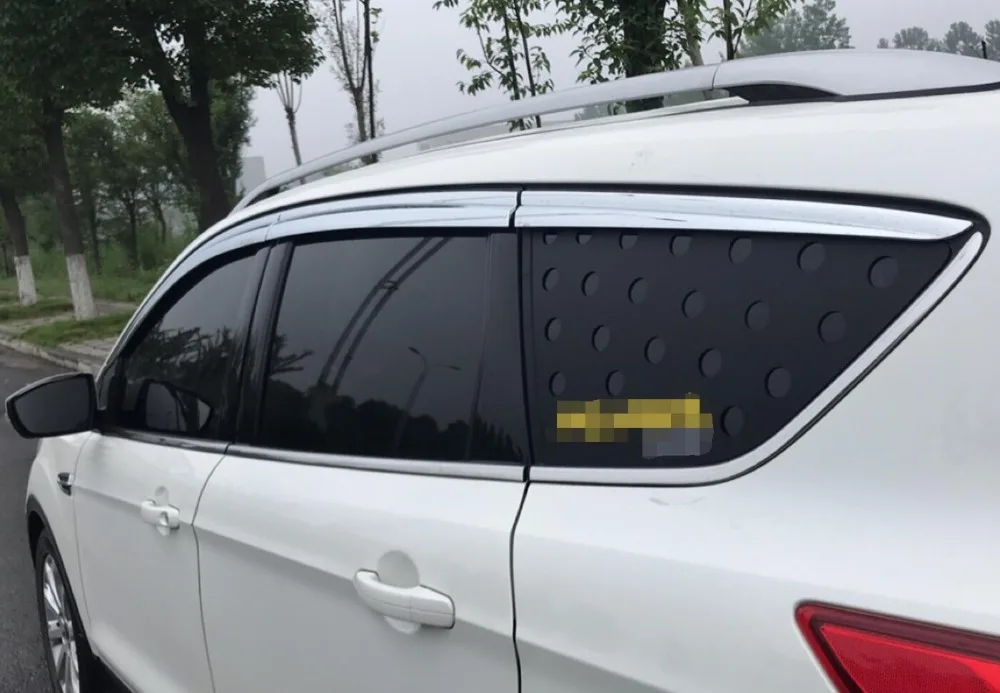 ABS Chrome plastic Window Visor Vent Shades Sun Rain Guard car accessories for Ford ford Escape 2013 2014 2015-2018 car styling
ABS Chrome plastic Window Visor Vent Shades Sun Rain Guard car accessories for Ford ford Escape 2013 2014 2015-2018 car styling