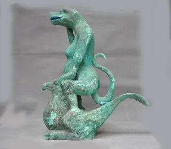 wedding decoration Rare China Feng Shui Dynasty Bronze ware Sacrifice Ritual eagle Bear bird statue
wedding decoration Rare China Feng Shui Dynasty Bronze ware Sacrifice Ritual eagle Bear bird statue