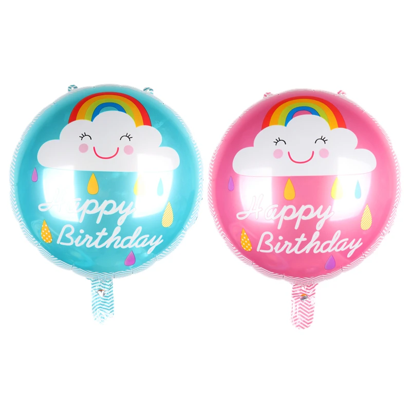 rainbow cloud 18 inch round Happy Birthday balloons holiday party decoration air balloon toys for children
rainbow cloud 18 inch round Happy Birthday balloons holiday party decoration air balloon toys for children
