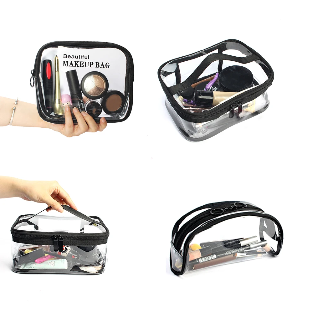PVC Transparent Cosmetic Bags Women's travel Waterproof Clear Wash Organizer Pouch Waterproof Travel Toiletries Storage Bag
PVC Transparent Cosmetic Bags Women's travel Waterproof Clear Wash Organizer Pouch Waterproof Travel Toiletries Storage Bag