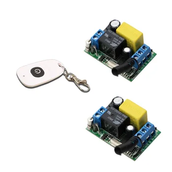 220V AC 315MHZ/433Mhz 1 Channel Wireless Remote Control Switch with Receiver Radio Control Switch 10A Relay Learning Code
220V AC 315MHZ/433Mhz 1 Channel Wireless Remote Control Switch with Receiver Radio Control Switch 10A Relay Learning Code
