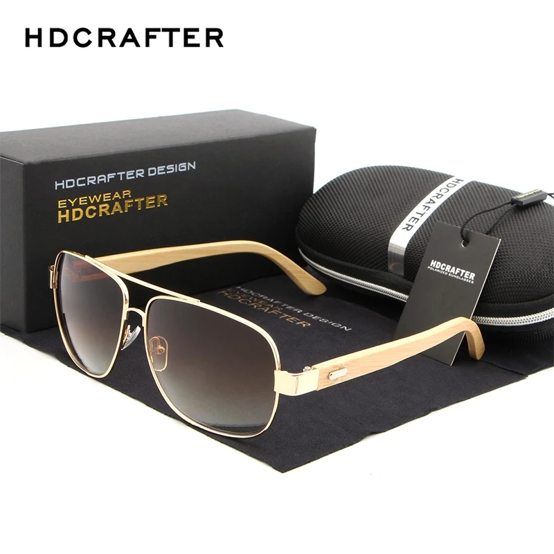 HDCRAFTER Cool Brand Designer Sun Glasses for Women Bamboo Leg Metal Frame Sunglasses Men Women Wooden Sunglass 2017
HDCRAFTER Cool Brand Designer Sun Glasses for Women Bamboo Leg Metal Frame Sunglasses Men Women Wooden Sunglass 2017