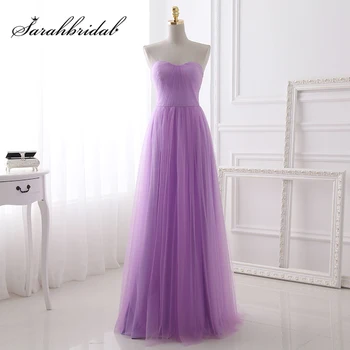 New Lilac Tulle Sweetheart Bridesmaid Dresses 2020 Long Pleat Cheap Women Wedding Party Gowns Pleat Simple Maid of Honor SD392
New Lilac Tulle Sweetheart Bridesmaid Dresses 2020 Long Pleat Cheap Women Wedding Party Gowns Pleat Simple Maid of Honor SD392
