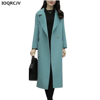 Wool Coat Women 2018 New Thick Warm Winter Jacket Loose Large size Medium-length Outerwear High Quality Female Basic Coats K852
Wool Coat Women 2018 New Thick Warm Winter Jacket Loose Large size Medium-length Outerwear High Quality Female Basic Coats K852