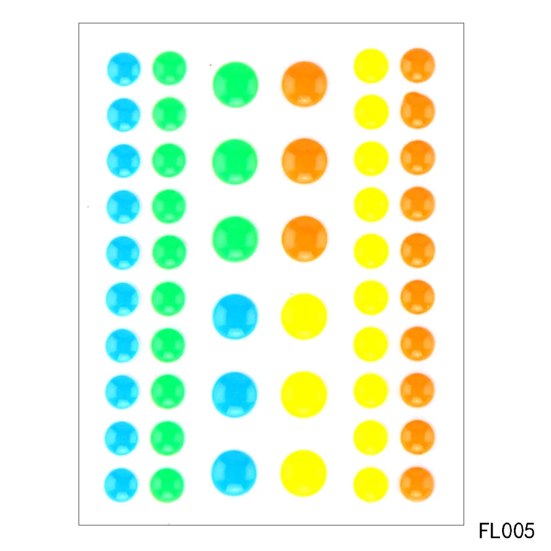 ZhuoAng Sugar Sprinkles Self-adhesive Enamel Dots Resin Sticker for Scrapbooking/ DIY Crafts/ Card Making Decoration FL-005
ZhuoAng Sugar Sprinkles Self-adhesive Enamel Dots Resin Sticker for Scrapbooking/ DIY Crafts/ Card Making Decoration FL-005