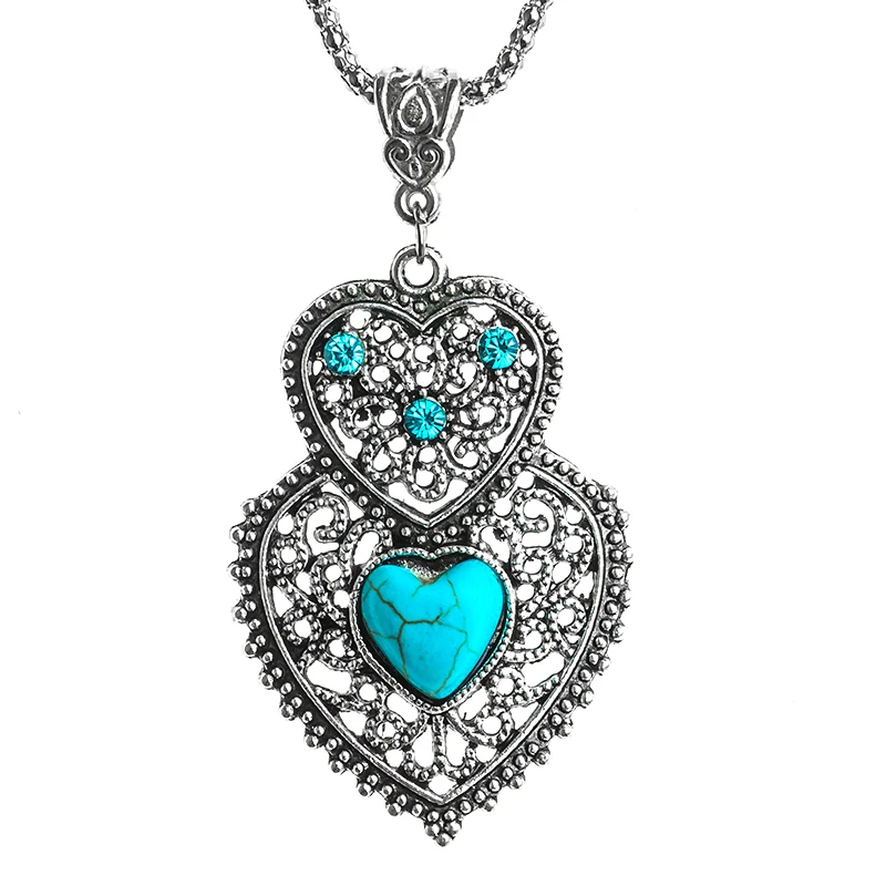 MISANANRYNE Bohemian Style Womens Jewelry Charming Heart Pendant Pretty Natural Stone Necklace Nice Shipping Green Jewelry Women
MISANANRYNE Bohemian Style Womens Jewelry Charming Heart Pendant Pretty Natural Stone Necklace Nice Shipping Green Jewelry Women
