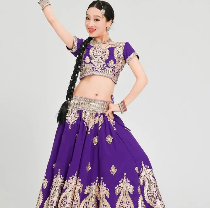 India Sarees Woman Beautiful Dance Costume India Pakistan Style Performance Sets Top+skirt+scarf
India Sarees Woman Beautiful Dance Costume India Pakistan Style Performance Sets Top+skirt+scarf