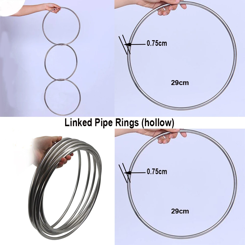4 Linked Ring Golden Stage Street Magic Tricks Props Magia Trick Toy Professional Magician
4 Linked Ring Golden Stage Street Magic Tricks Props Magia Trick Toy Professional Magician