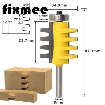 8Shank Rail Reversible Finger Joint Glue Router Bit Cone Tenon Woodwork Cutter Power Tools Wood Router Cutter
8Shank Rail Reversible Finger Joint Glue Router Bit Cone Tenon Woodwork Cutter Power Tools Wood Router Cutter