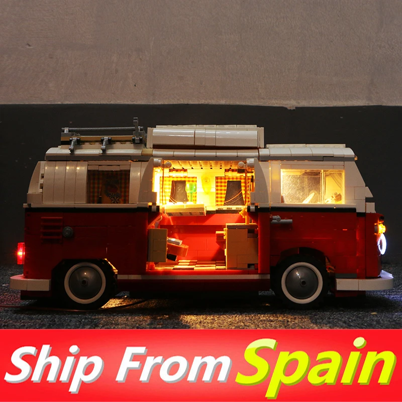 21001 1354pcs T1 Van Camper Building Blocks Compatible with 10220 with LED Light Technic Car Toys Bricks for Children
21001 1354pcs T1 Van Camper Building Blocks Compatible with 10220 with LED Light Technic Car Toys Bricks for Children