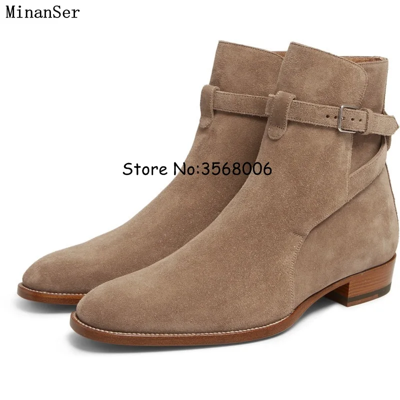 Genuine Leather Suede Men Chelsea Boots Side Zipper Cool Street Style Man Ankle Boots Shoes Round Toe Fashion Male Casual Shoes
Genuine Leather Suede Men Chelsea Boots Side Zipper Cool Street Style Man Ankle Boots Shoes Round Toe Fashion Male Casual Shoes