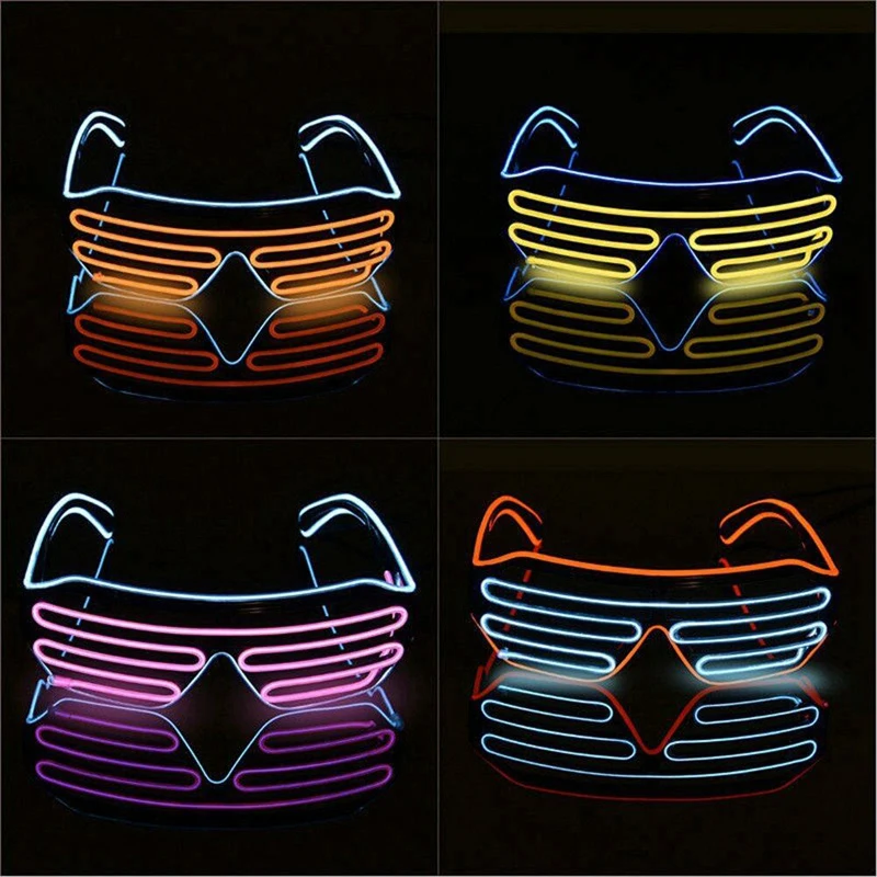 LED Glasses Light Up Shades Flashing Luminous Rave Night Christmas Activities Wedding Birthday Party Decoration Glow Sunglass
LED Glasses Light Up Shades Flashing Luminous Rave Night Christmas Activities Wedding Birthday Party Decoration Glow Sunglass