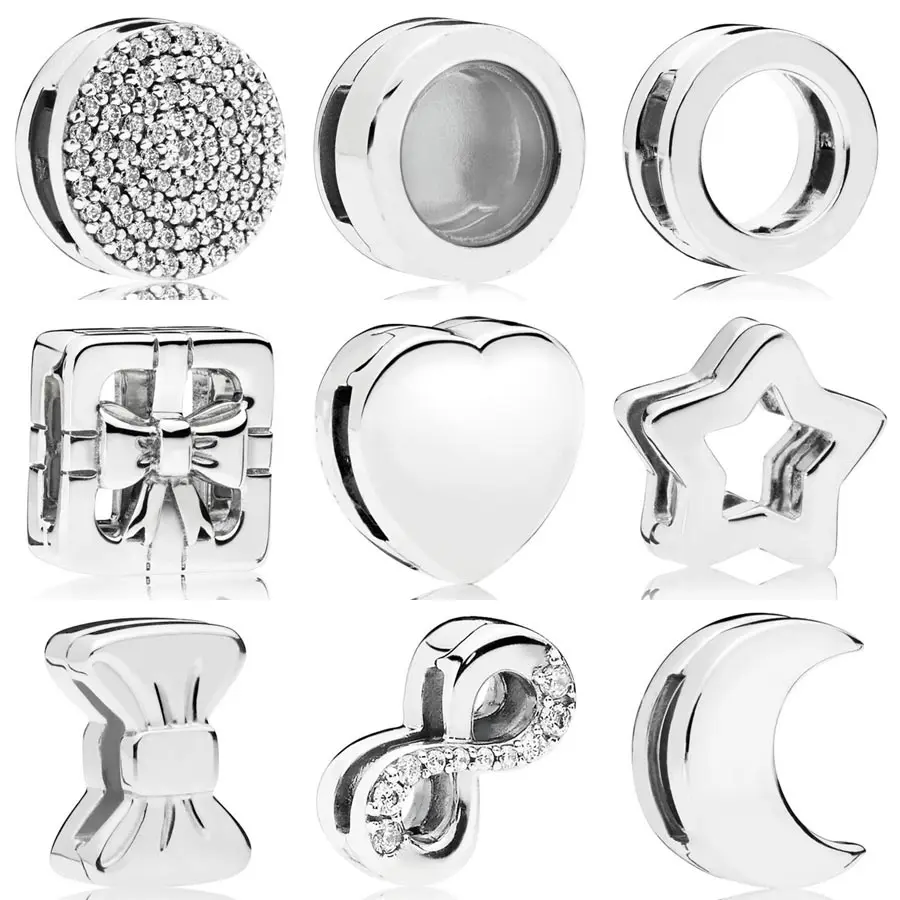 Reflexions Dazzling Elegance Heart Gift Star Locket Bow Moon Clip Charm Fit Pandora Bracelet 925 Sterling Silver Bead Jewelry
Reflexions Dazzling Elegance Heart Gift Star Locket Bow Moon Clip Charm Fit Pandora Bracelet 925 Sterling Silver Bead Jewelry