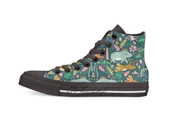 Jungle Buddies Cute Pattern Novelty Design Casual Canvas Shoes Custom shoes Drop Shipping
Jungle Buddies Cute Pattern Novelty Design Casual Canvas Shoes Custom shoes Drop Shipping