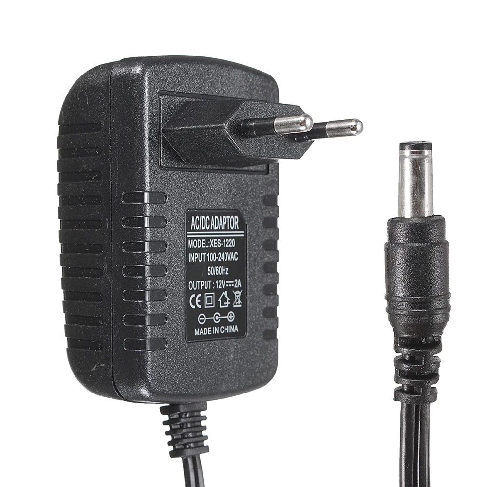 1PC US/EU Plug 5V 1A 2A 3A 5.5mm x 2.5mm DC Plug 100-240V AC to DC Power Adapter Supply Charger Converter for LED Strip Light
1PC US/EU Plug 5V 1A 2A 3A 5.5mm x 2.5mm DC Plug 100-240V AC to DC Power Adapter Supply Charger Converter for LED Strip Light