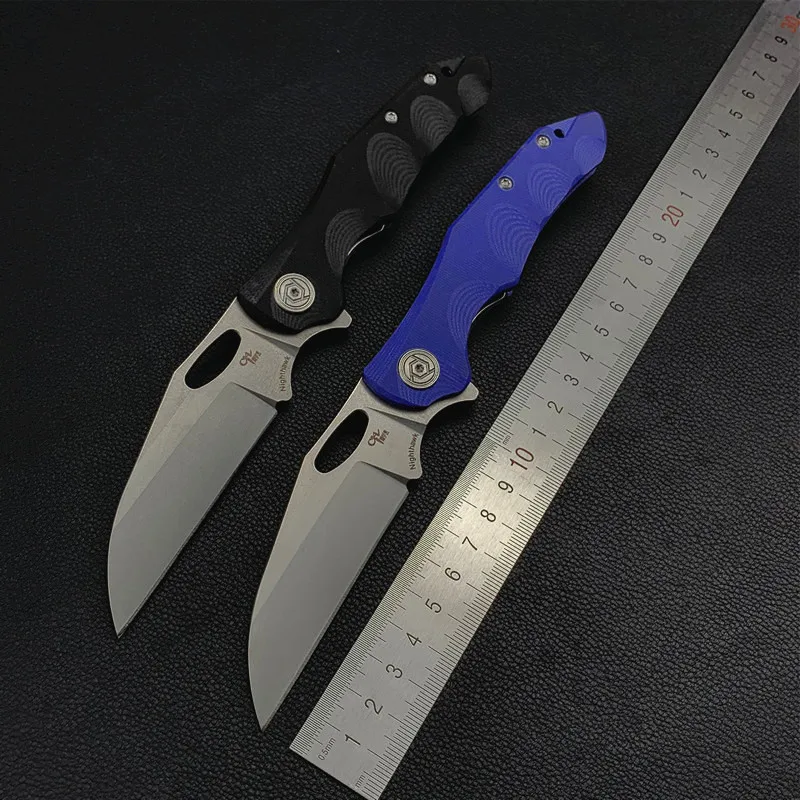 CH New Arrival Nighthawk 60HRC D2 Blade G10 Handle Ball bearing Folding Knife Camping Hunting Collectioon Gift EDC Pocket knives
CH New Arrival Nighthawk 60HRC D2 Blade G10 Handle Ball bearing Folding Knife Camping Hunting Collectioon Gift EDC Pocket knives