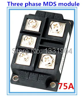 75A three phase Bridge Rectifier Module MDS 75 welding type used for input rectifying power supply and so on
75A three phase Bridge Rectifier Module MDS 75 welding type used for input rectifying power supply and so on