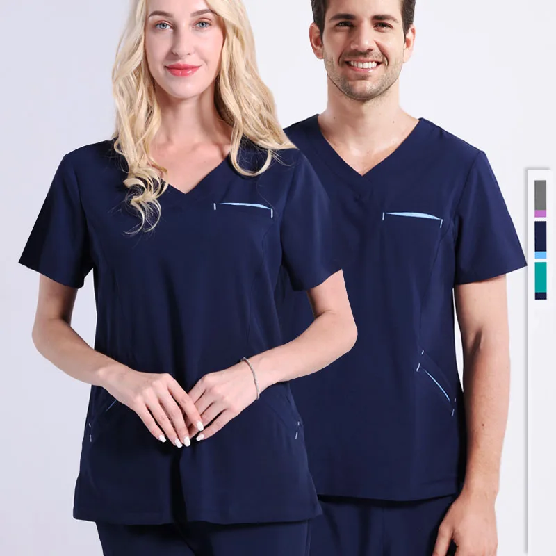Nurse Uniform Medical Clothes Scrub Set Hospital Outfit Infinity Stretch Solid Color Short Sleeve Doctor Dental Clinic Workwear
Nurse Uniform Medical Clothes Scrub Set Hospital Outfit Infinity Stretch Solid Color Short Sleeve Doctor Dental Clinic Workwear
