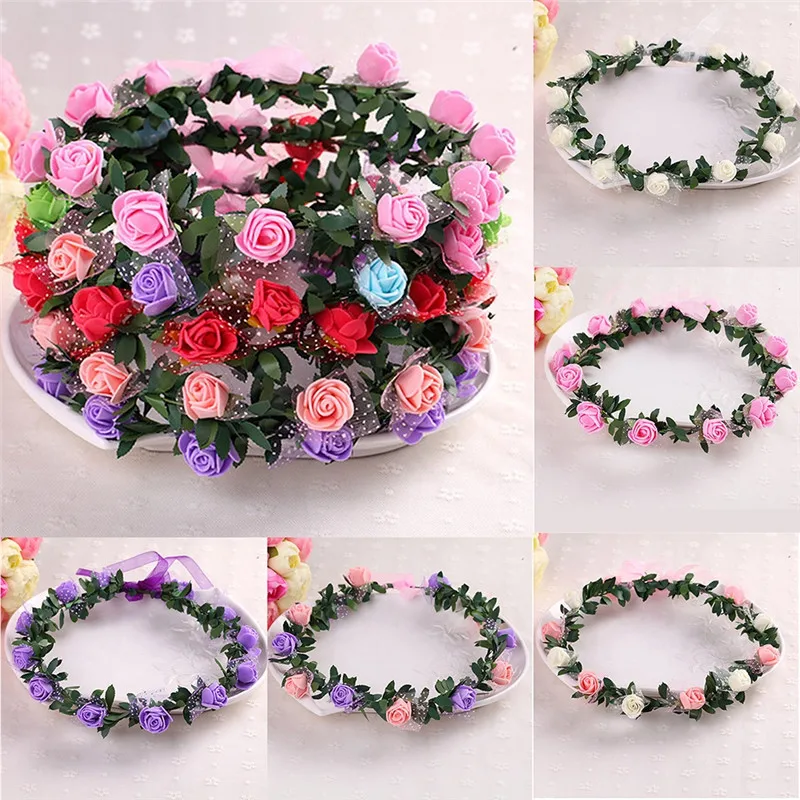 PINKSEE Artificial Garland Bridal Headdress Foam Rose Flower Wedding Bride Headband Hairband Hair Jewelry Accessories
PINKSEE Artificial Garland Bridal Headdress Foam Rose Flower Wedding Bride Headband Hairband Hair Jewelry Accessories