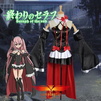 Seraph of the End Krul Tepes High Low Dress Cosplay Costume Custom Adult Women Outfit Cosplay wig Pigtail 90 CM Pink Hairpiece
Seraph of the End Krul Tepes High Low Dress Cosplay Costume Custom Adult Women Outfit Cosplay wig Pigtail 90 CM Pink Hairpiece