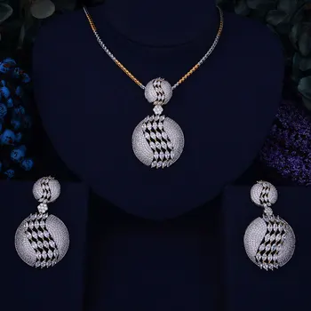 GODKI Luxury Women Nigerian Wedding Naija Bride Cubic Zirconia Necklace Dubai 2PCS Wedding Jewelry Set
GODKI Luxury Women Nigerian Wedding Naija Bride Cubic Zirconia Necklace Dubai 2PCS Wedding Jewelry Set
