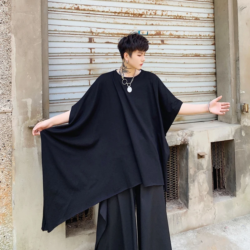Men Gothic Tees Shirts Tops Summer Oversize Bat Short Sleeve Loose Casual Irregular T Shirt Male Women Streetwear Hip Hop
Men Gothic Tees Shirts Tops Summer Oversize Bat Short Sleeve Loose Casual Irregular T Shirt Male Women Streetwear Hip Hop