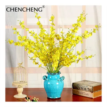 CHENCHENG 5 Pieces / Lot 100 cm Artificial Flower Oncidium Hybridum Branch Bouquet Wedding Home Party Decoration Fall Decor
CHENCHENG 5 Pieces / Lot 100 cm Artificial Flower Oncidium Hybridum Branch Bouquet Wedding Home Party Decoration Fall Decor