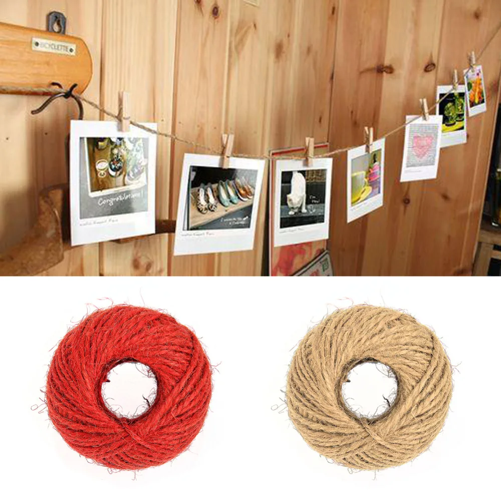 1 Roll 2mm 30M Jute Twine Natural Sisal Rustic Tags Wrap Wedding Decoration Crafts Twisted Rope String Cord Party Supplies
1 Roll 2mm 30M Jute Twine Natural Sisal Rustic Tags Wrap Wedding Decoration Crafts Twisted Rope String Cord Party Supplies