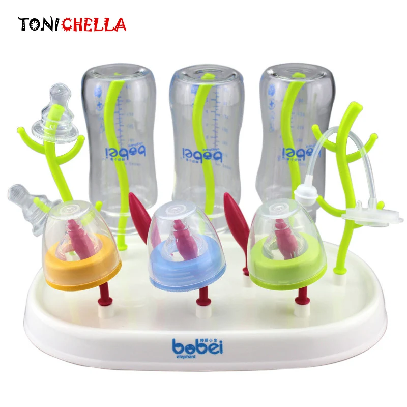 Baby Bottle Drier Toddler Feeding Bottles Cleaning Drying Rack Storage Nipple Newborn Pacifier 10 Footholds Cup Shelf BB3104
Baby Bottle Drier Toddler Feeding Bottles Cleaning Drying Rack Storage Nipple Newborn Pacifier 10 Footholds Cup Shelf BB3104