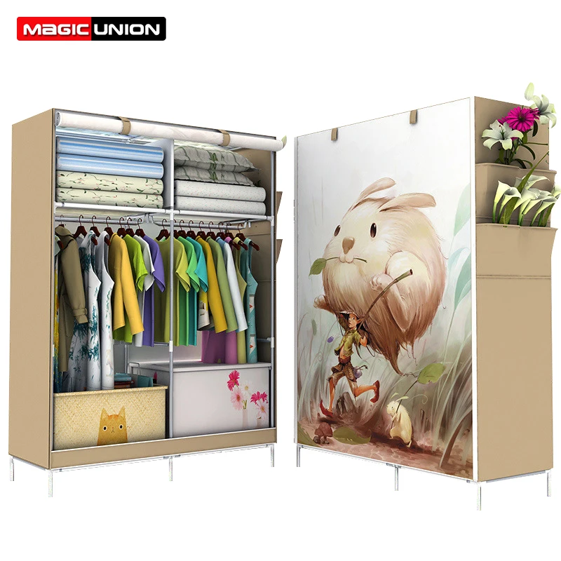 Magic Union 3D Large Wardrobe Non-woven Folding Cloth Wardrobe Reinforcement Combination Home Cabinet Panoramic Wardrobe
Magic Union 3D Large Wardrobe Non-woven Folding Cloth Wardrobe Reinforcement Combination Home Cabinet Panoramic Wardrobe