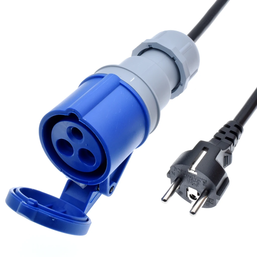 16A CONNECTOR SOCKET 240V JCE 16A 3 PIN SURFACE MOUNTED APPLIANCE INLET PLUG