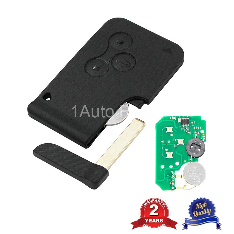 Smart Remote Key Card for Renault Megane II Scenic II Grand Scenic 2003-2008 PCF7947chip 433Mhz 3 buttons
Smart Remote Key Card for Renault Megane II Scenic II Grand Scenic 2003-2008 PCF7947chip 433Mhz 3 buttons