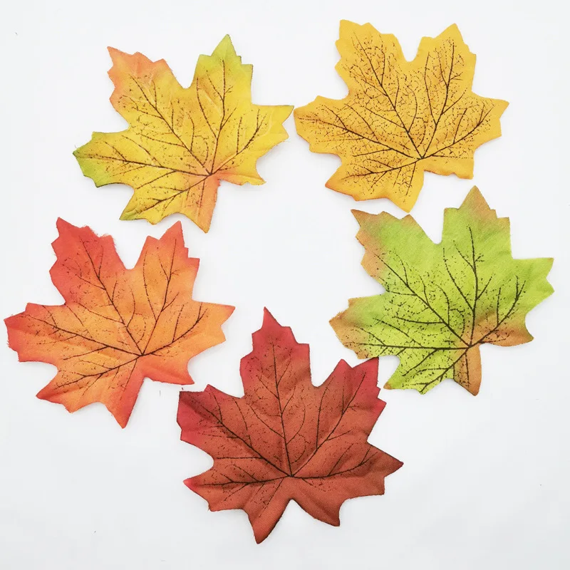 50pcs 7*8 9*10cm Vivid Artificial Silk Maple Leaves For Home Wedding Party Decoration accessories Scrapbooking Fake Flower Leaf
50pcs 7*8 9*10cm Vivid Artificial Silk Maple Leaves For Home Wedding Party Decoration accessories Scrapbooking Fake Flower Leaf