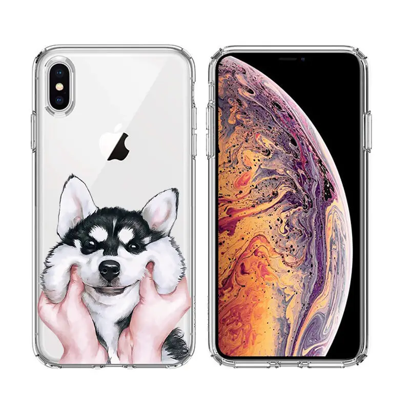 Arvin Painted Case FOR Iphone 5 5S 6s Plus X XS Max XR Soft Silicon Cover FOR Iphone 6s Clear Protective TPU Back Cover for 7 8 (2)