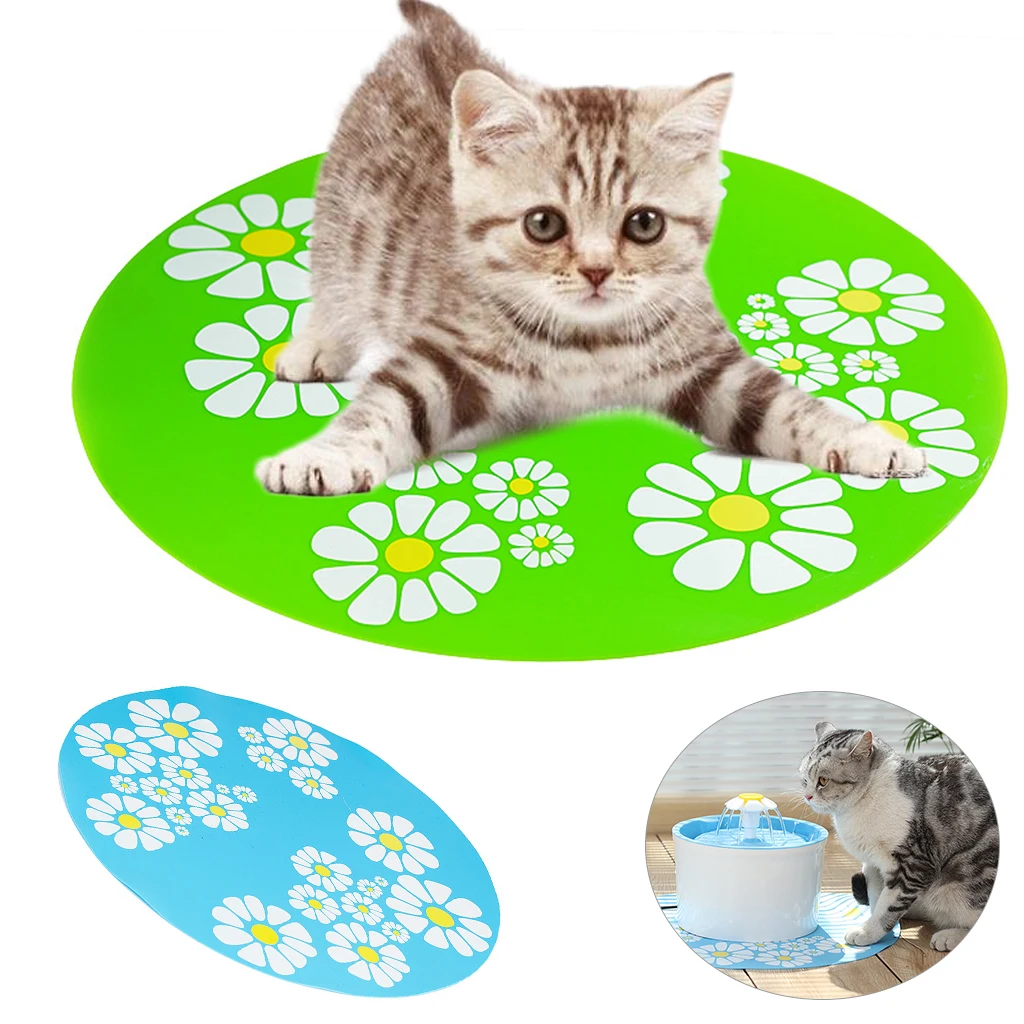 33CM Pet Water Feeder Automatic roundness Drinker Mat Green Blue Food Grade Silicone Non-slip Water Pad Dog Cat Daily Supplies
33CM Pet Water Feeder Automatic roundness Drinker Mat Green Blue Food Grade Silicone Non-slip Water Pad Dog Cat Daily Supplies