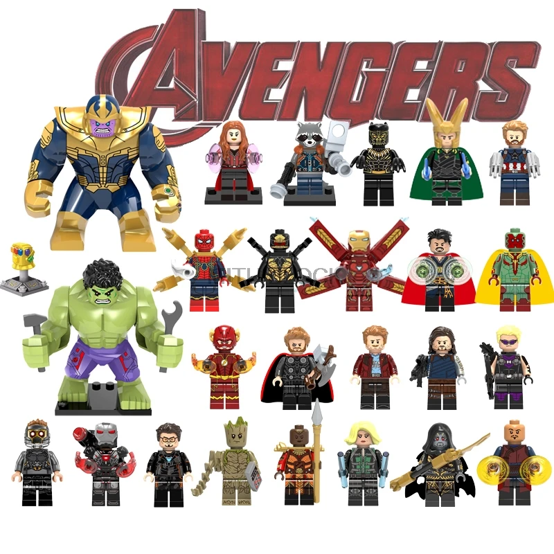 Super Hero Figure Avengers Captain Marvel Star-Lord Wasp Spiderman Thor Hela Hulk Thanos Surtur Building Block
Super Hero Figure Avengers Captain Marvel Star-Lord Wasp Spiderman Thor Hela Hulk Thanos Surtur Building Block