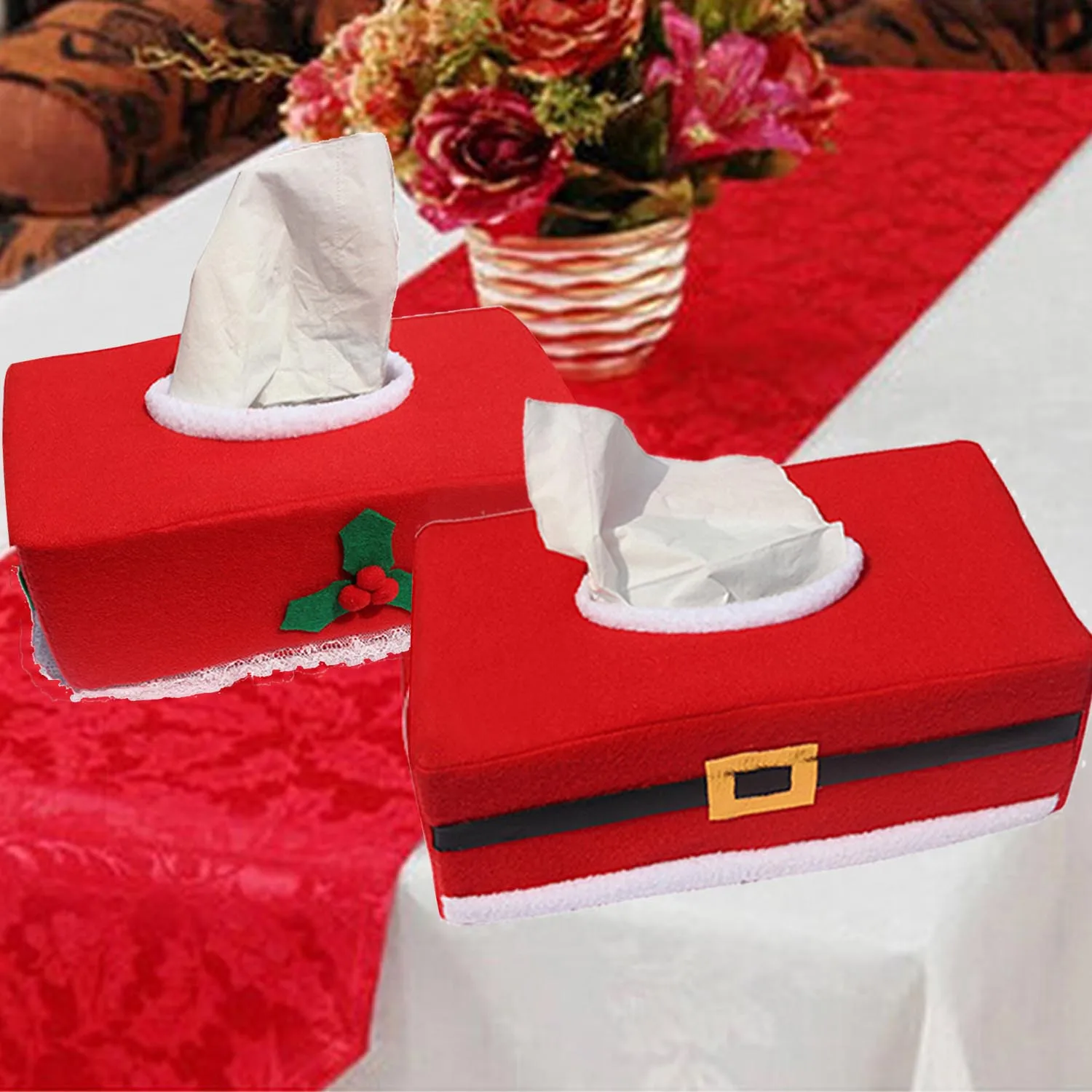 Behogar Christmas Cute Tissue Box Cover Table Case Napkin Holder For Home Xmas Table Ornament Tablecloth Decorations
Behogar Christmas Cute Tissue Box Cover Table Case Napkin Holder For Home Xmas Table Ornament Tablecloth Decorations