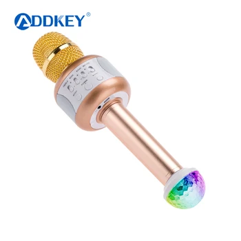 Eshishang Karaoke Microphone Wireless Bluetooth Speaker Handheld Music Player KTV Singing Support IOS Android with Disco Lights
Eshishang Karaoke Microphone Wireless Bluetooth Speaker Handheld Music Player KTV Singing Support IOS Android with Disco Lights
