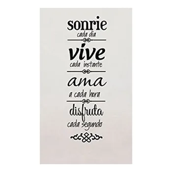 Sonrie English Wall Stickers Home Decor Living Room Door Wall Decals Daily Poster Letter decorative 2018
Sonrie English Wall Stickers Home Decor Living Room Door Wall Decals Daily Poster Letter decorative 2018