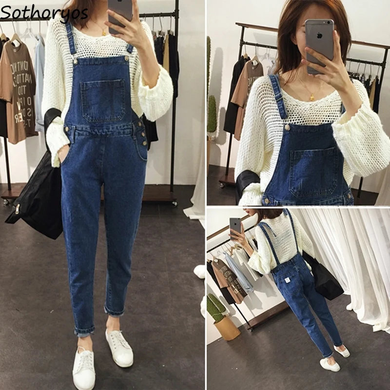 Jumpsuits Women Denim Pockets Buckle Sleeveless Harajuku Korean Style Leisure School Students Fitness Skinny Womens Jumpsuit
Jumpsuits Women Denim Pockets Buckle Sleeveless Harajuku Korean Style Leisure School Students Fitness Skinny Womens Jumpsuit